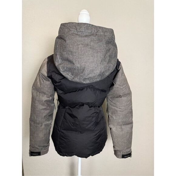 Holden Women’s Down Filled Snowboard Jacket Black Gray Small - Picture 3 of 9